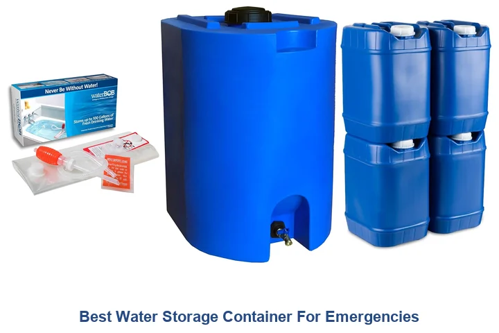Best Water Storage Container For Emergencies
