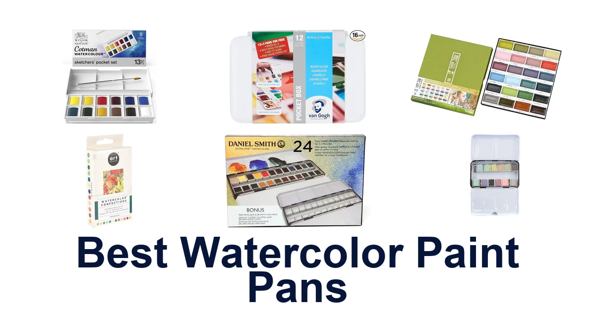 best watercolor paint pans