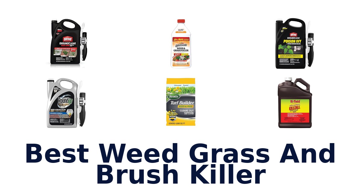 best weed grass and brush killer