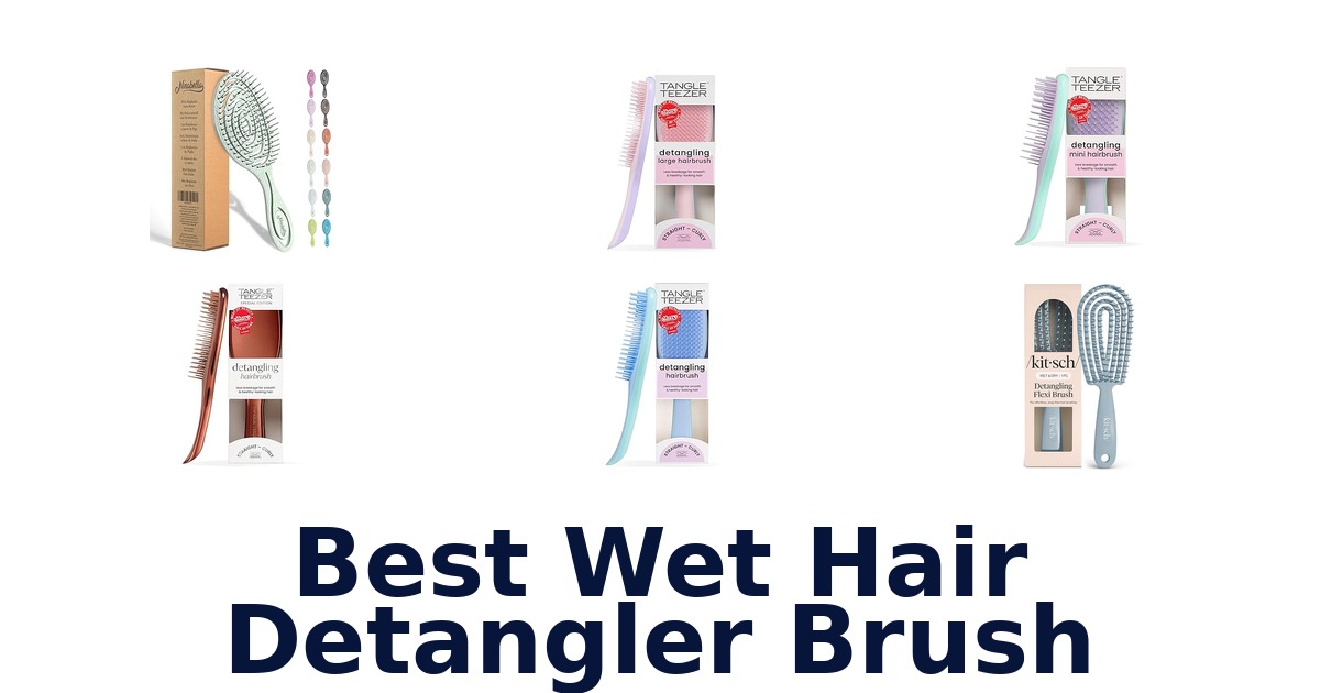 best wet hair detangler brush