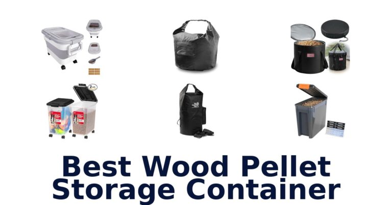 best wood pellet storage container