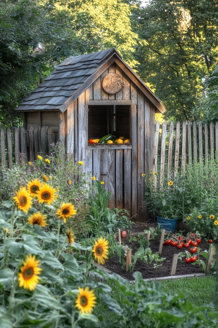 65+ Chicken Coop and Garden Layout