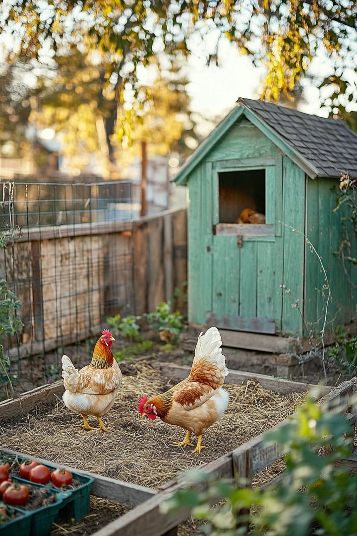 65+ Chicken Coop Garden