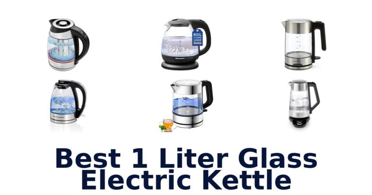 best 1 liter glass electric kettle