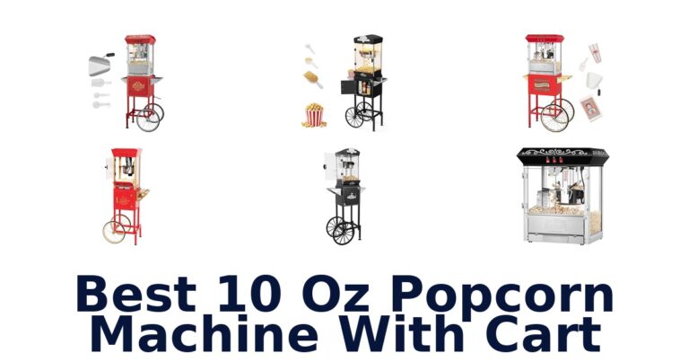 best 10 oz popcorn machine with cart