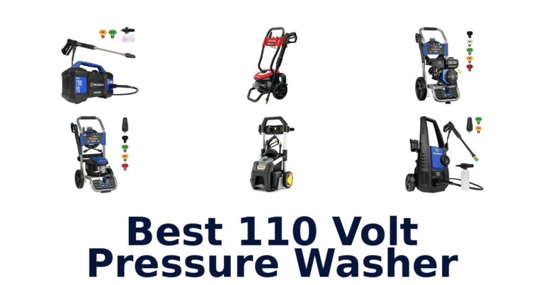 best 110 volt pressure washer