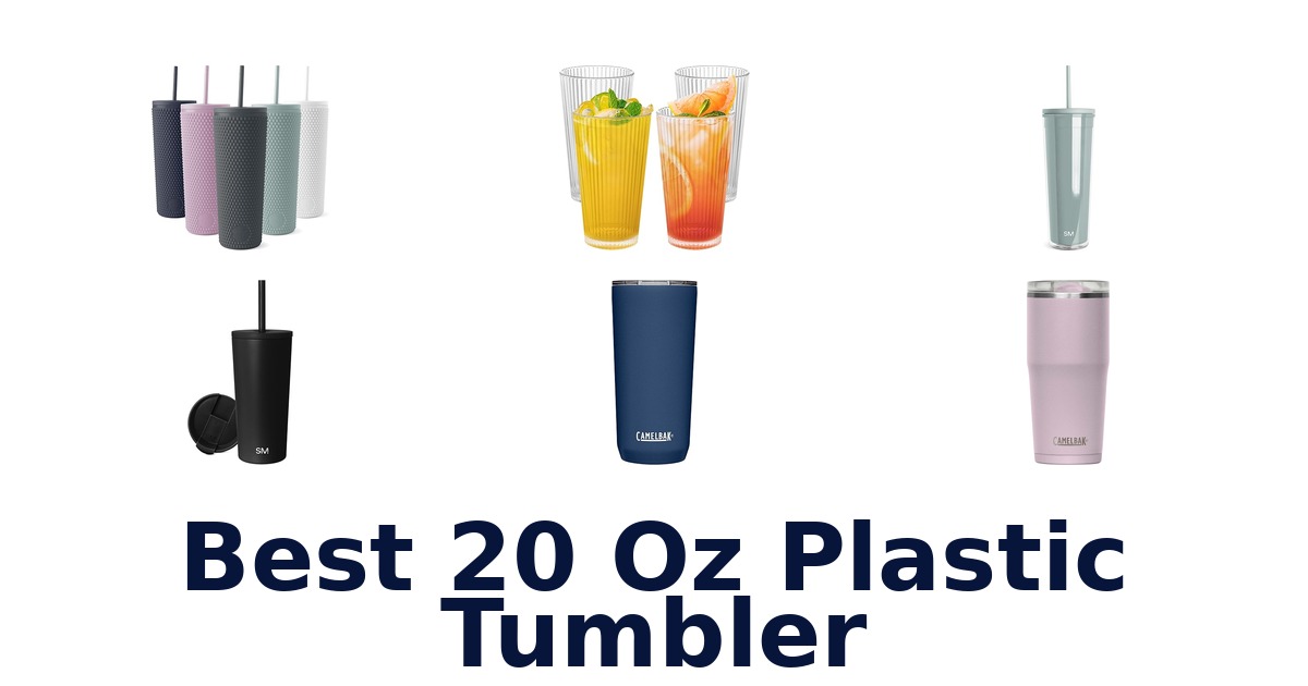 best 20 oz plastic tumbler