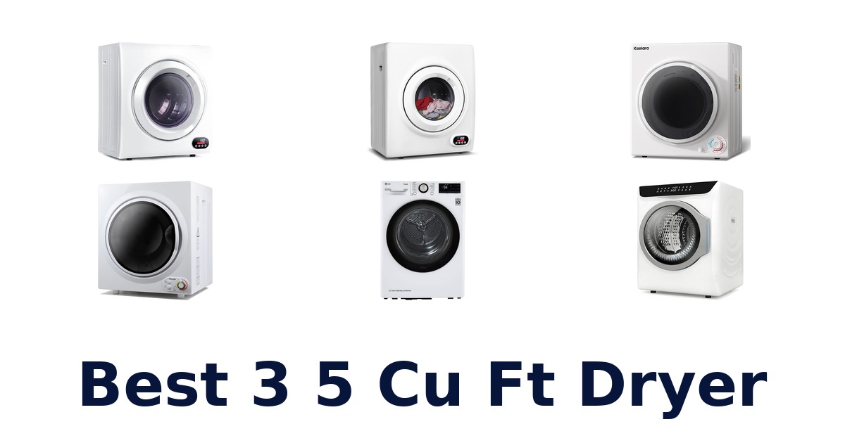 best 3 5 cu ft dryer