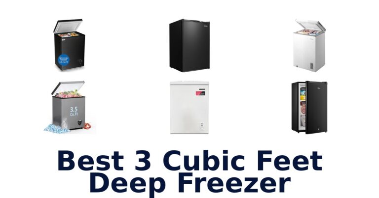 best 3 cubic feet deep freezer