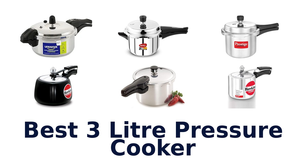 best 3 litre pressure cooker