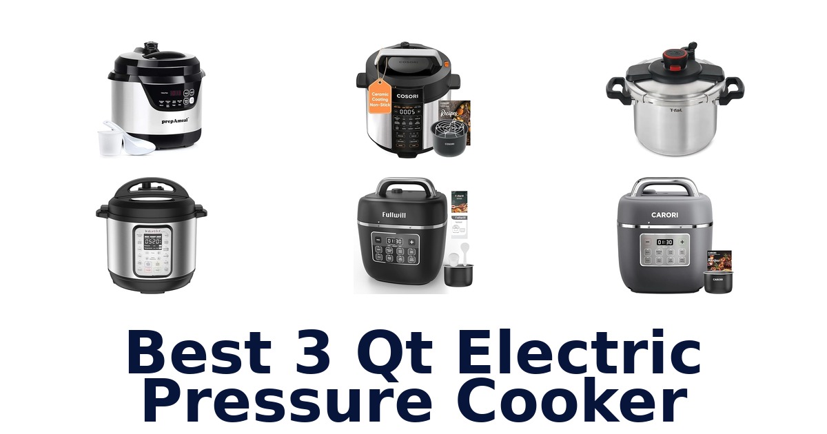 best 3 qt electric pressure cooker