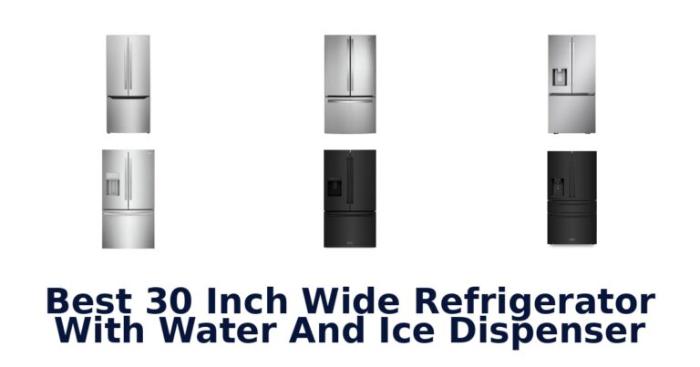 best 30 inch wide refrigerator with water and ice dispenser