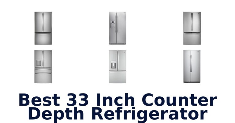 best 33 inch counter depth refrigerator