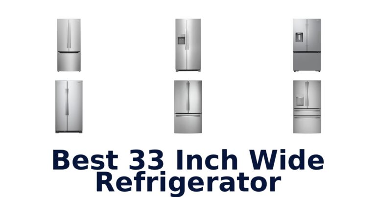 best 33 inch wide refrigerator