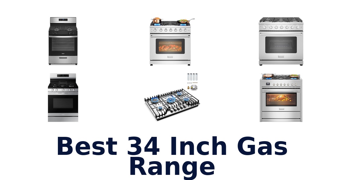 best 34 inch gas range