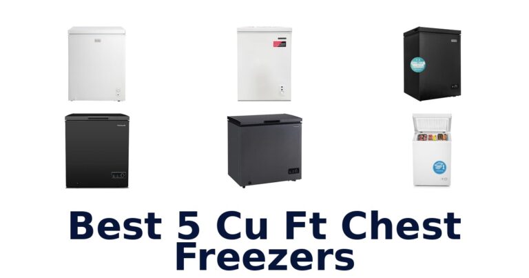 best 5 cu ft chest freezers