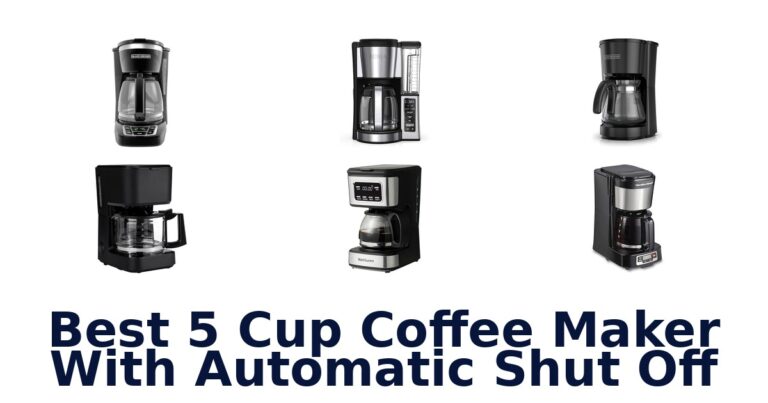 best 5 cup coffee maker with automatic shut off