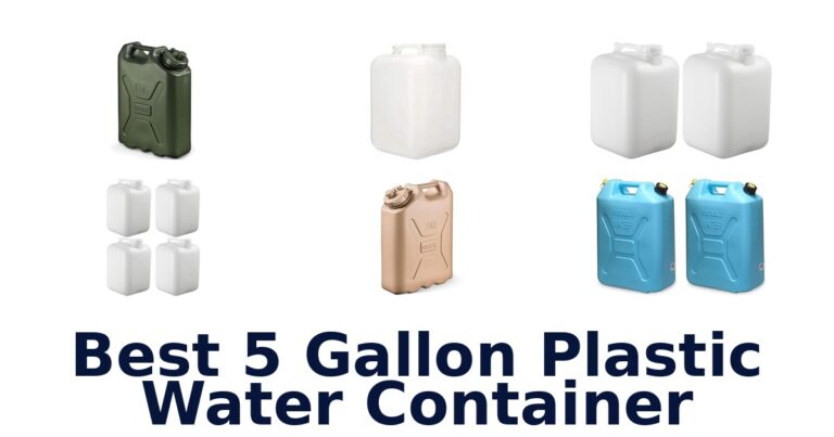 best 5 gallon plastic water container