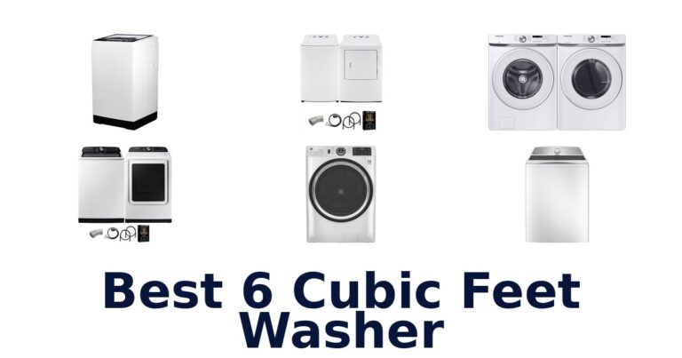best 6 cubic feet washer