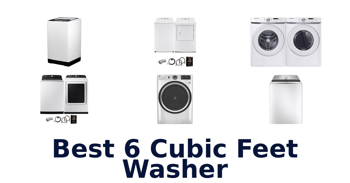 best 6 cubic feet washer