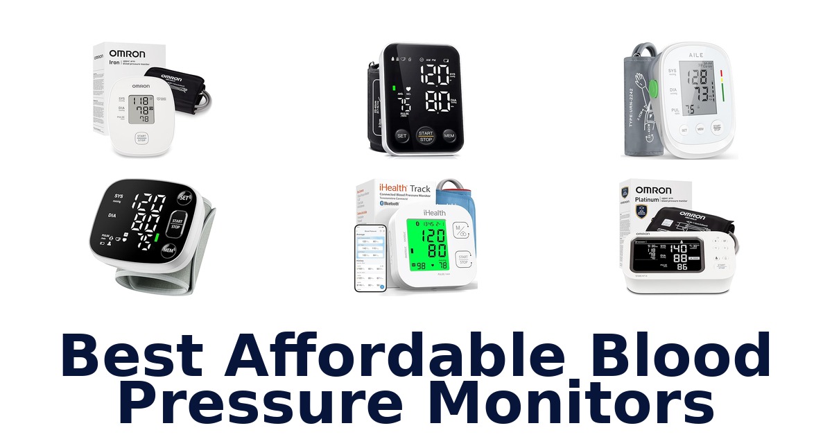 best affordable blood pressure monitors
