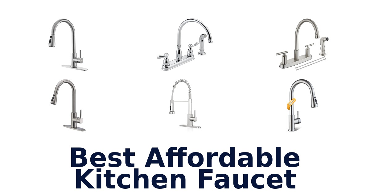 best affordable kitchen faucet