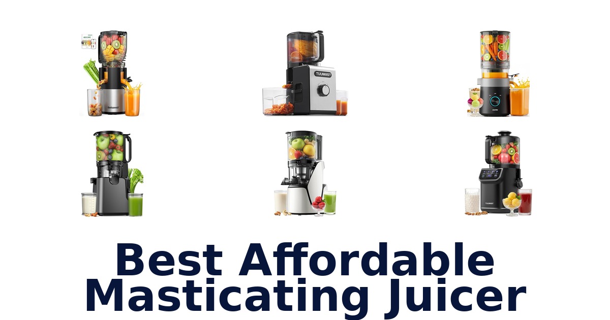 best affordable masticating juicer