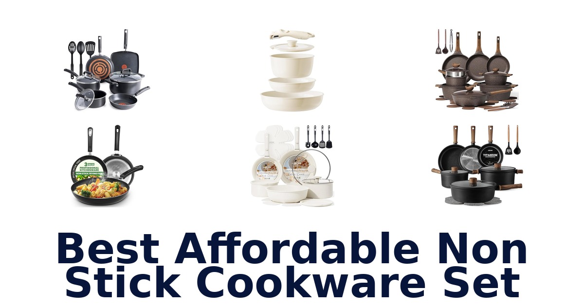 best affordable non stick cookware set
