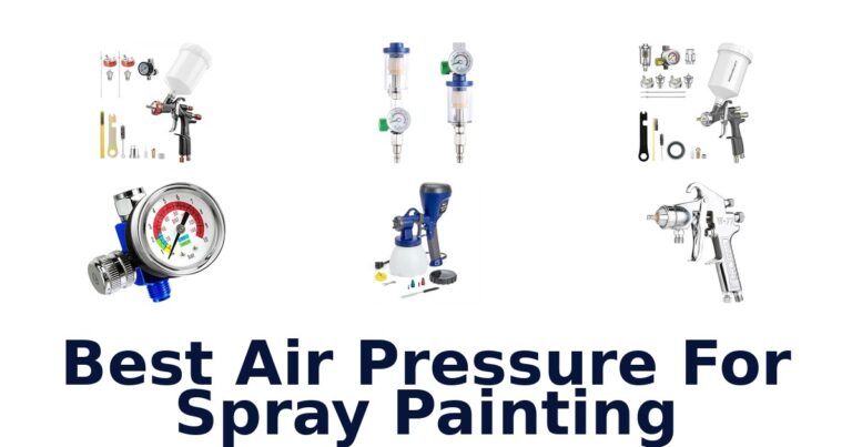 best air pressure for spray painting