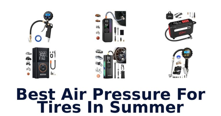 best air pressure for tires in summer