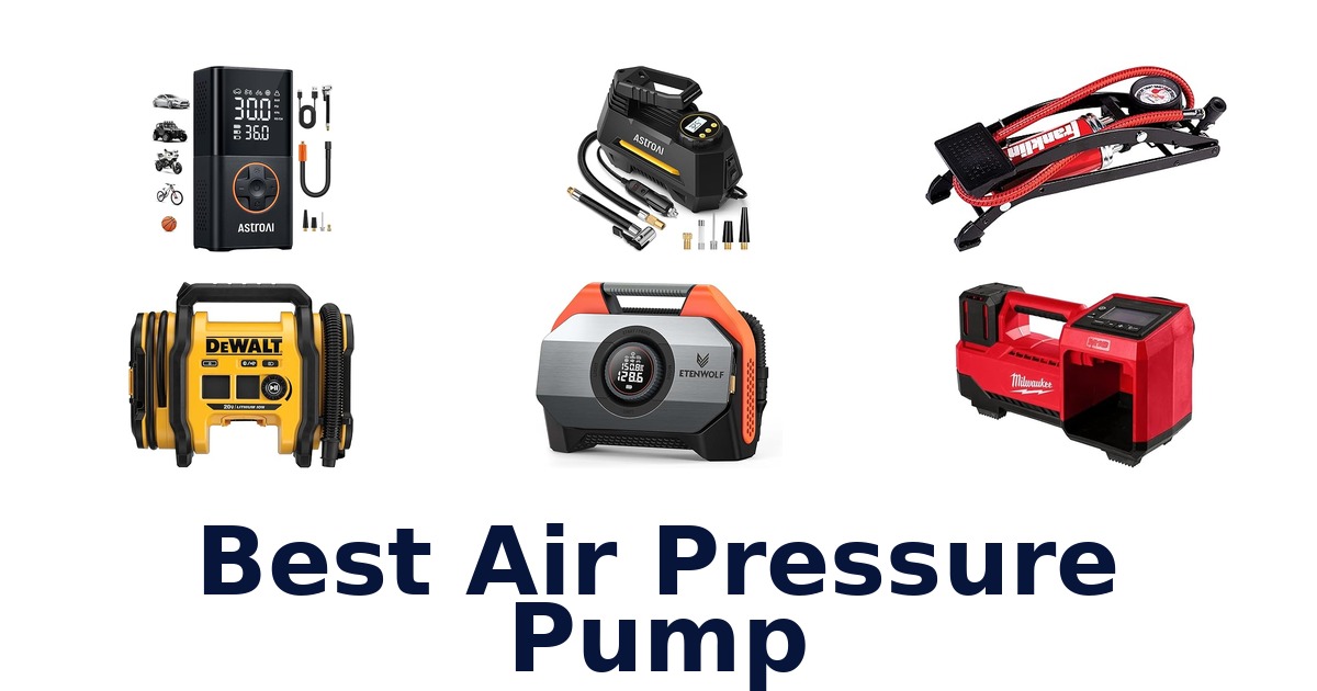 best air pressure pump
