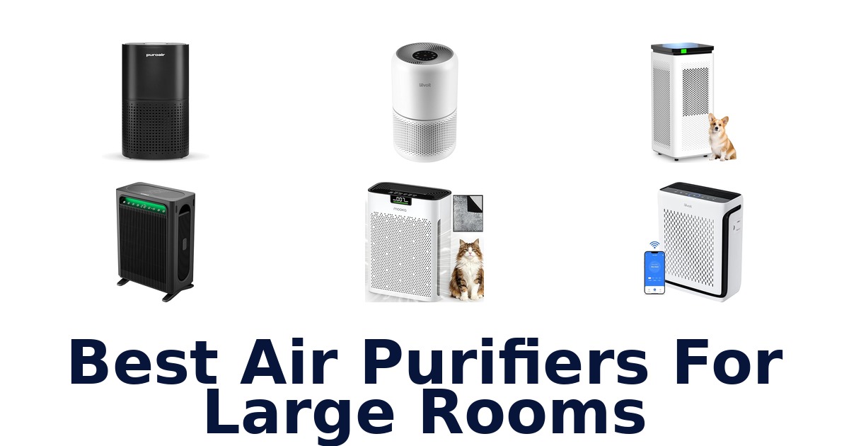 best air purifiers for large rooms