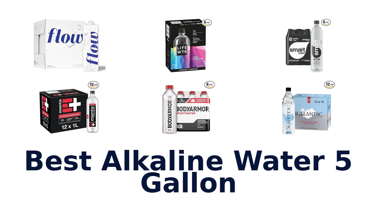 best alkaline water 5 gallon