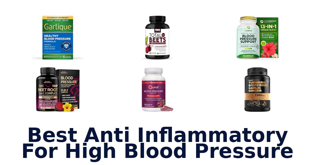 best anti inflammatory for high blood pressure