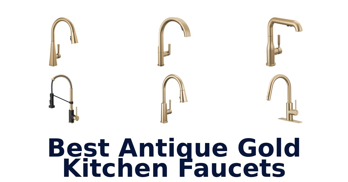 best antique gold kitchen faucets