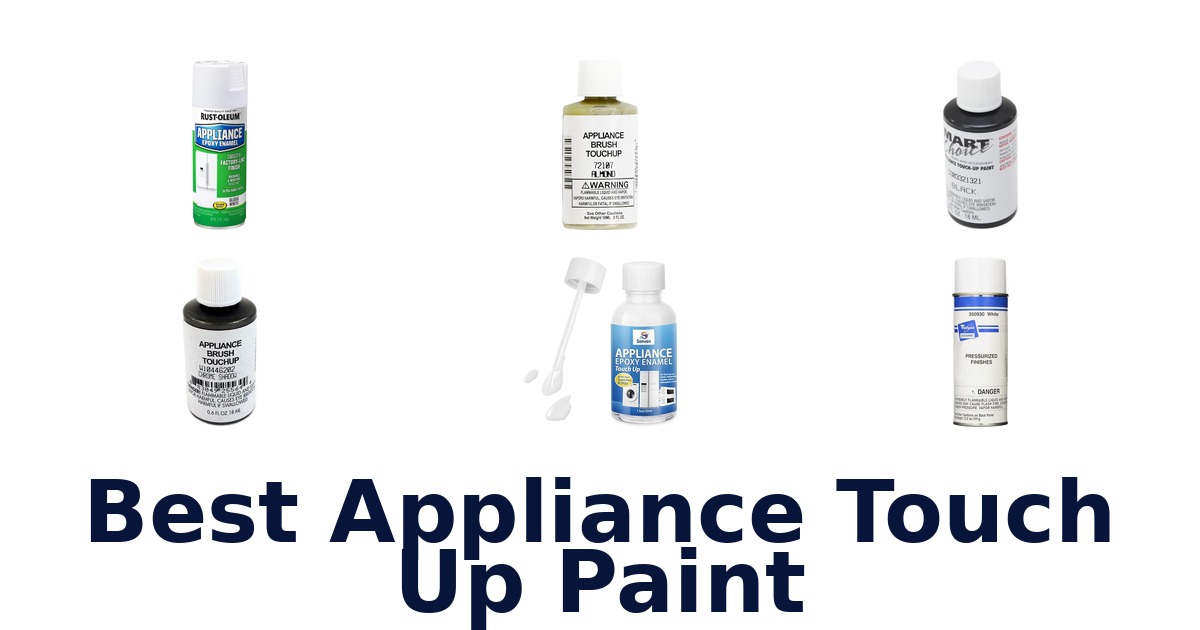 best appliance touch up paint
