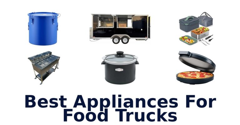 best appliances for food trucks