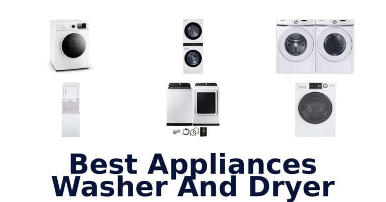 best appliances washer and dryer