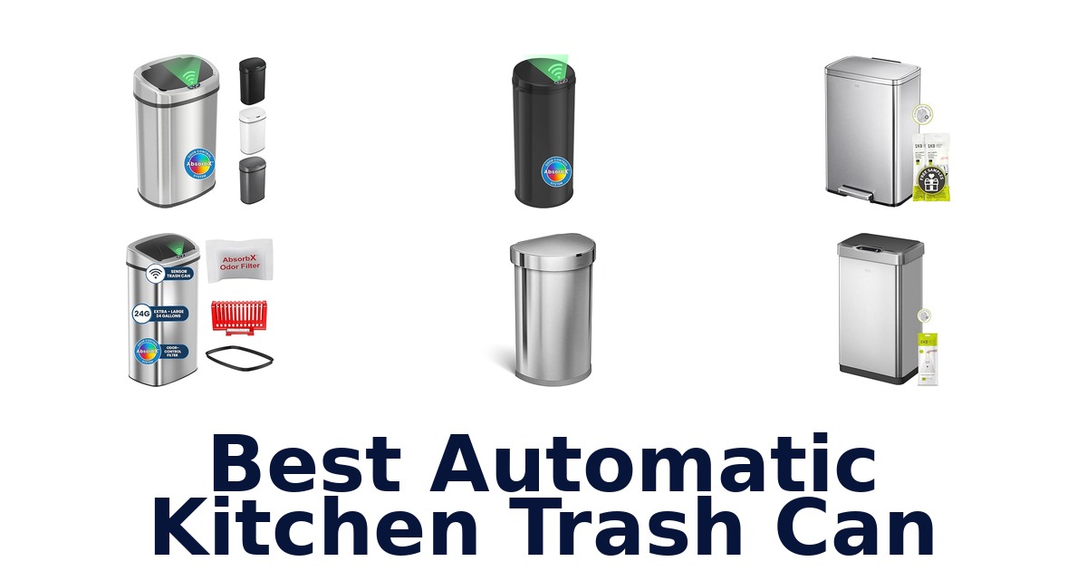 best automatic kitchen trash can