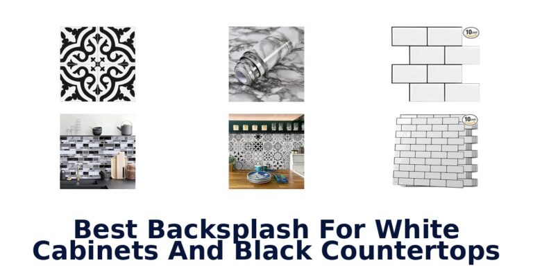 best backsplash for white cabinets and black countertops