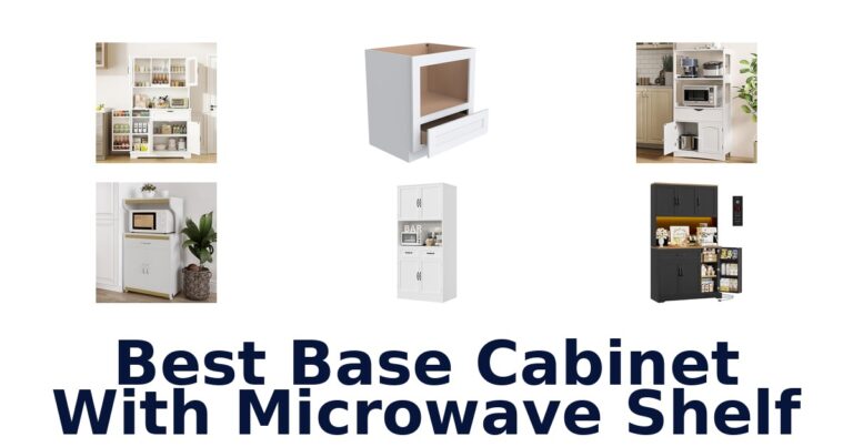 best base cabinet with microwave shelf