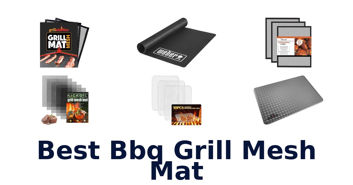 best bbq grill mesh mat