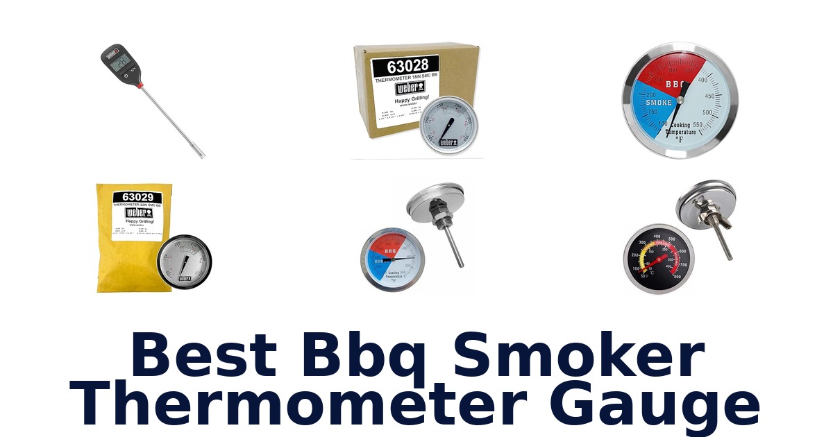 best bbq smoker thermometer gauge