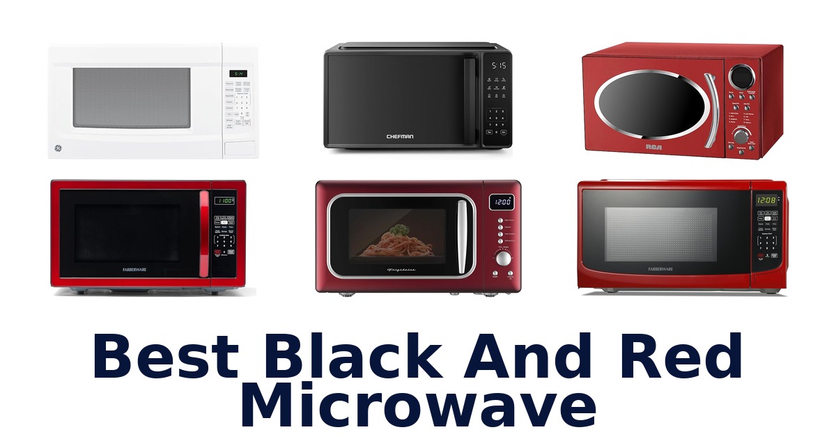 best black and red microwave