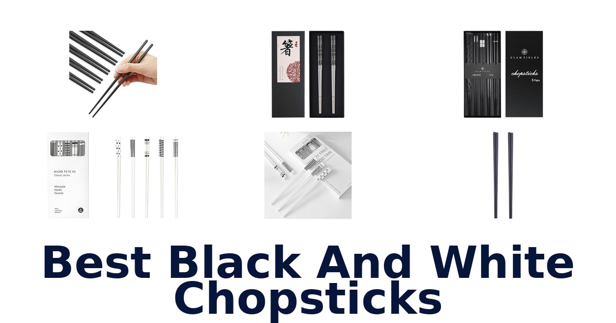 best black and white chopsticks