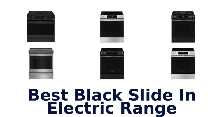 best black slide in electric range
