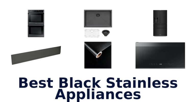 best black stainless appliances