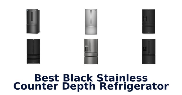 best black stainless counter depth refrigerator