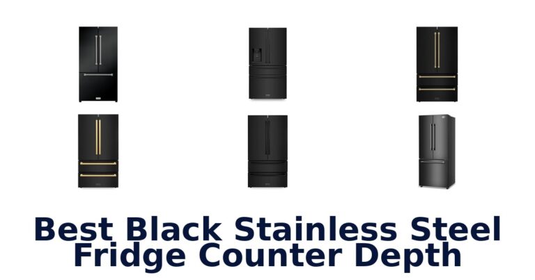 best black stainless steel fridge counter depth