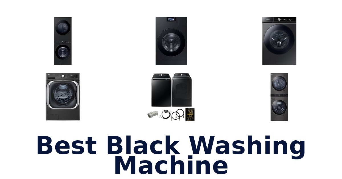 best black washing machine